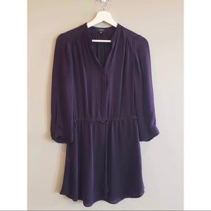 Babaton Silk Shirt Dress